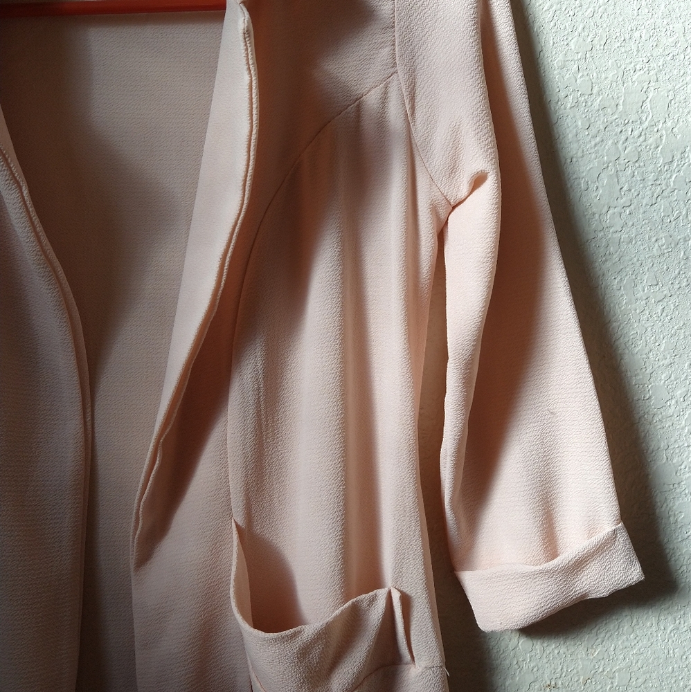 Blush Boohoo (P) Duster Coat